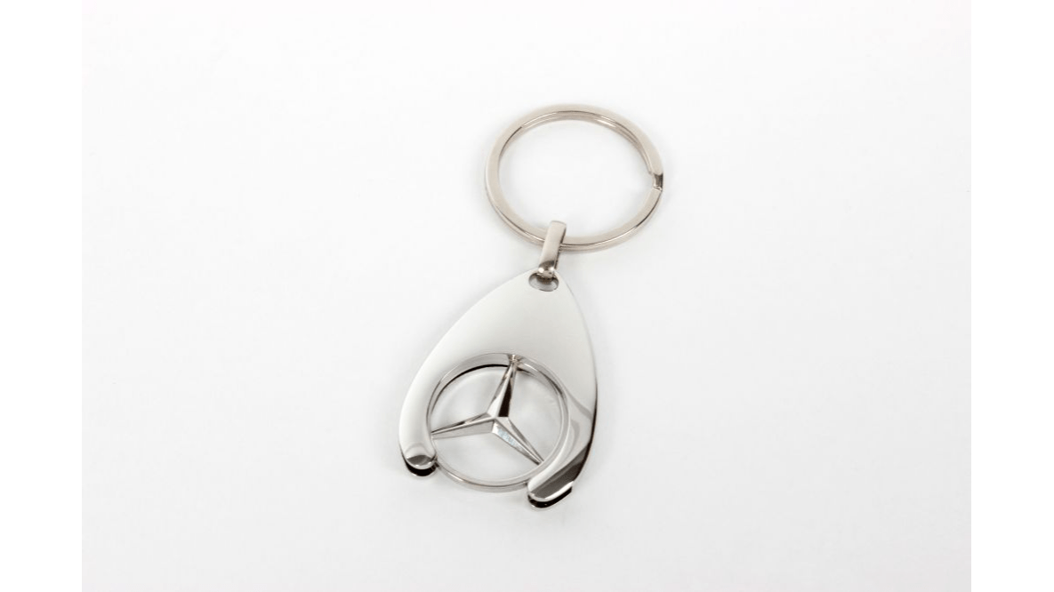 Breloc Mercedes-Benz Jeton, Argintiu