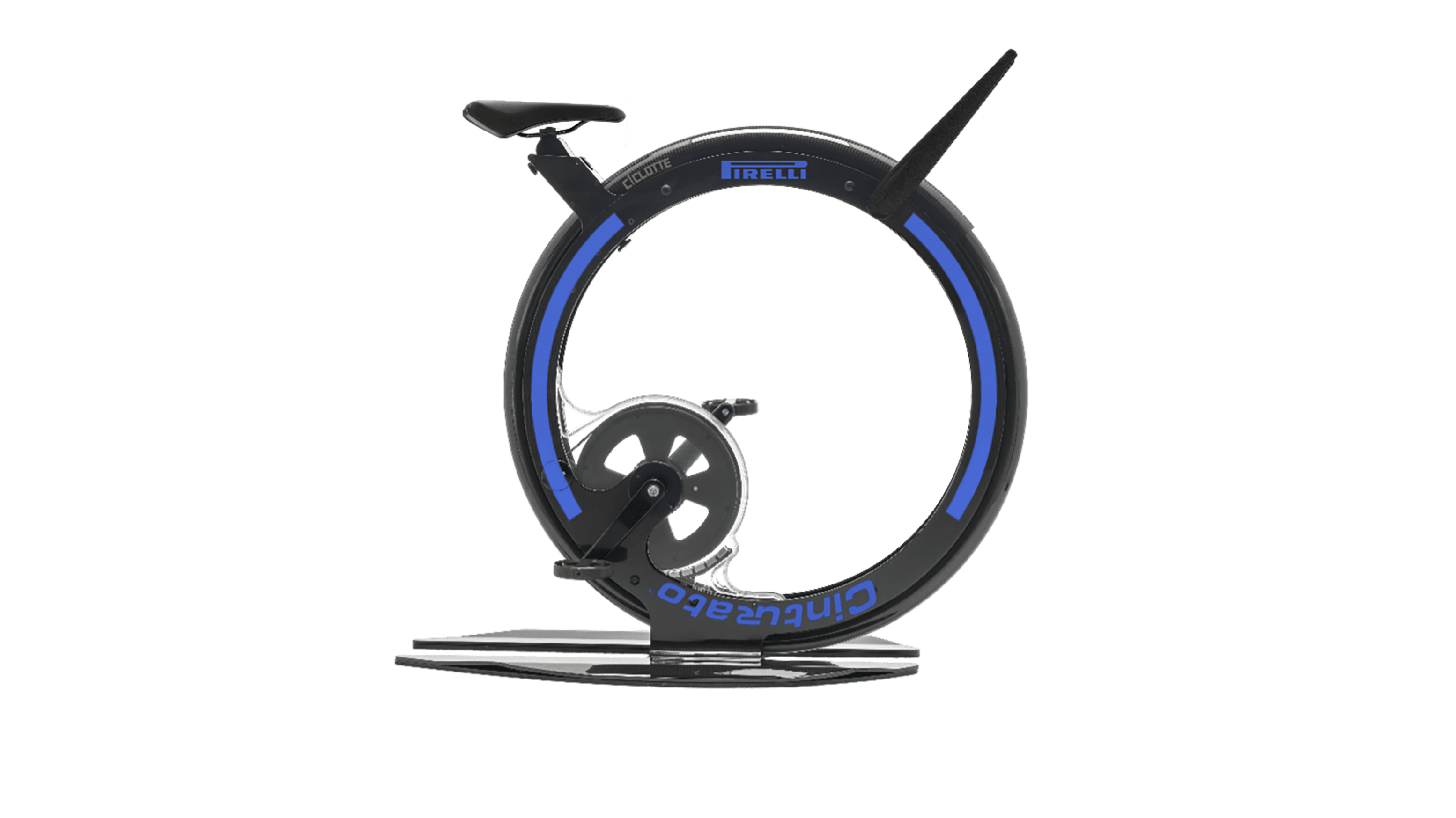 Bicicleta fitness premium fibra de carbon Ciclotte Pirelli albastru