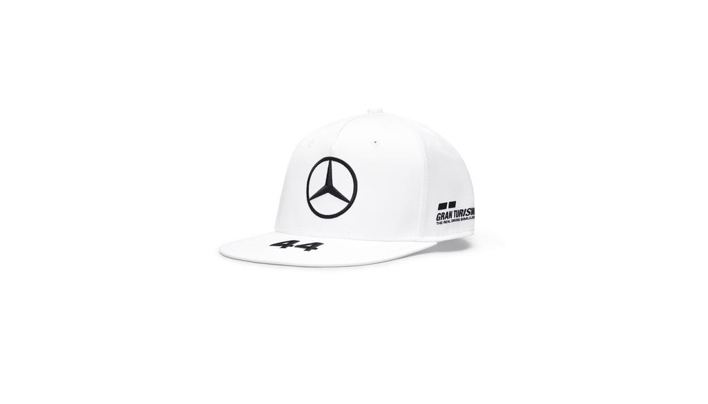 Sapca Mercedes Benz Lewis Hamilton 44 Alb
